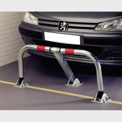 Barrière de parking 3 pieds rabattable déformable avec amortisseur Mottez