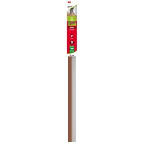 Bas de porte adhésif sol lisse 3M jusqu'à 15 mm marron/transparent L.93 cm