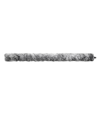 Bas de porte ANTARTIC gris 80 x 10 cm - Imitation fourrure - 80x10cm - Gris