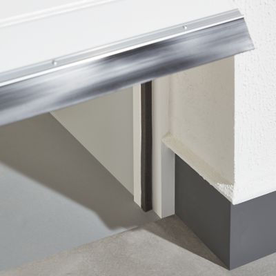 Bas de porte de garage mousse Diall gris 650 cm