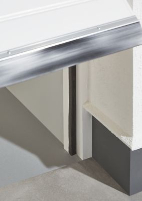 Bas de porte de garage mousse Diall gris 650 cm