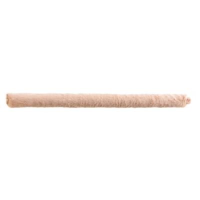 Bas de porte en imitation fourrure (80x10 cm - Sable)