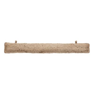 Bas de porte jute Natura beige lin 12x90cm - Atmosphera