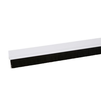 Bas de porte pvc brosse blanc ép.25 mm L.100 cm