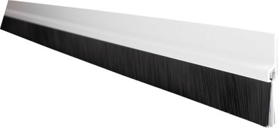 Bas de porte pvc brosse blanc ép.25 mm L.100 cm