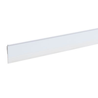 Bas de porte pvc caoutchouc blanc ép.25 mm L.100 cm