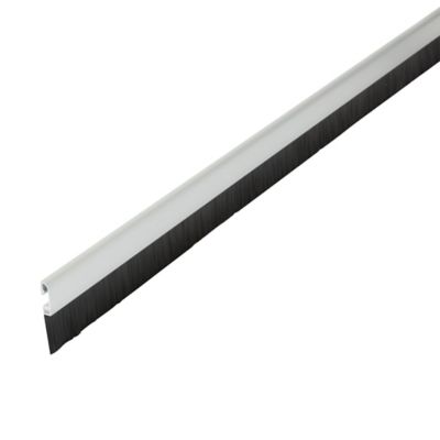 Bas de porte sol aluminium brossé Diall L.100 cm