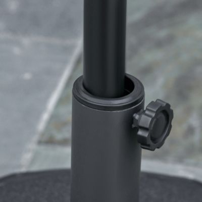 Base de Parasol HDPE, 30kg, Stabiles Halt für Sonnenschirme 38 ,48 mm