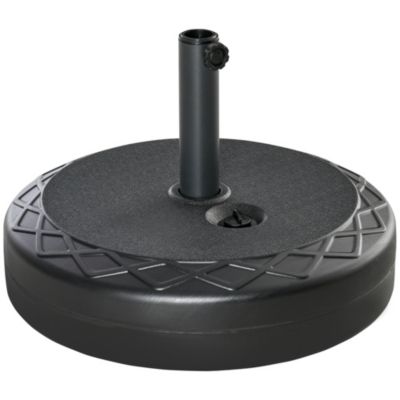 Base de Parasol HDPE, 30kg, Stabiles Halt für Sonnenschirme 38 ,48 mm