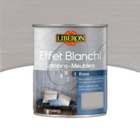 Base effet blanchi lambris et meubles Liberon petit gris mat 1L