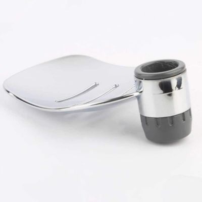 BASHLWUA 1pcs barre de douche à main  argent (diamètre des pores: 22 mm) porte-savon porte-savon créatif support de stockage de sa