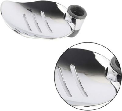 BASHLWUA 1pcs barre de douche à main  argent (diamètre des pores: 22 mm) porte-savon porte-savon créatif support de stockage de sa