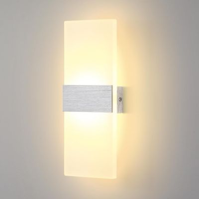 BASHLWUA Applique murale d'intérieur 6 W Applique murale LED Applique murale d'intérieur Applique murale adaptée à la chambre, au