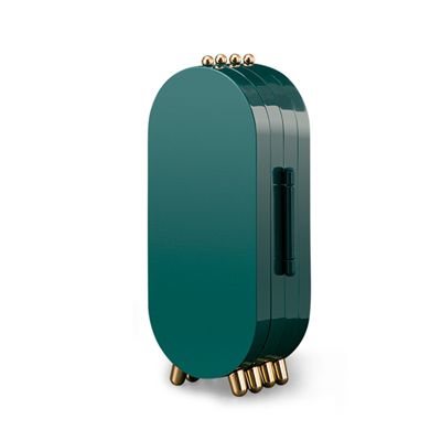 BASHLWUA Armoire à bijoux pliable à écran design   Vert, Organiseur de bijoux pour femmes