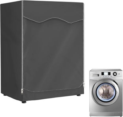 BASHLWUA (Gris clair, 60 x 55 x 85 cm)  Pour machine à laver et sèche-linge d'extérieur , housse pour machine à laver imperméable