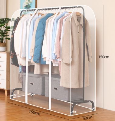 Portant Vetement, 80 50 120cm Housse De Vetement Penderie, Housse Vêtements Transparent Anti Mite, Housse De