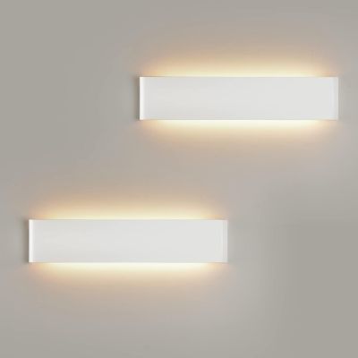 Lot D'appliques Murales LED Blanches - Finition Brillante - Couloir - WS2811