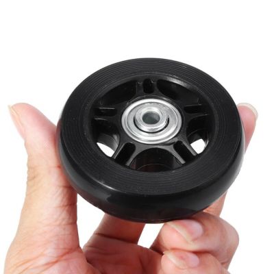 Jeu De 2 Roues De Remplacement Pour Valise - Uxcell, Noir, 55x14 Mm