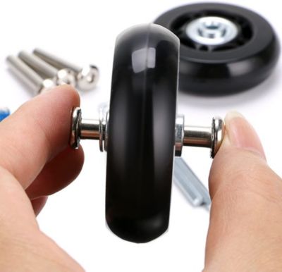 4 Pièces 50mm X 18mm Roulette Valise Remplacement ... - Leroy Merlin
