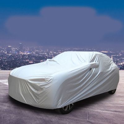 BASHLWUA (XL:540x175x120CM) housse de voiture housse argentée imperméable/toile de protection de voiture
