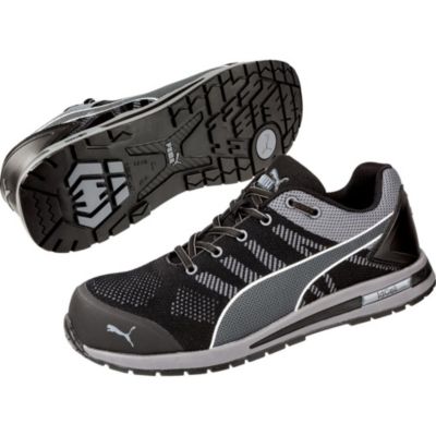 Basket de sécurité Puma Elevate Knit Black Low S1P ESD HRO SRC Gris 42