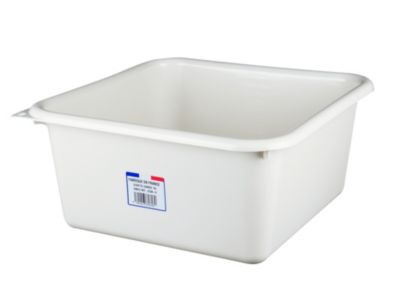 Bassine cuvette carrée 15L coloris sable