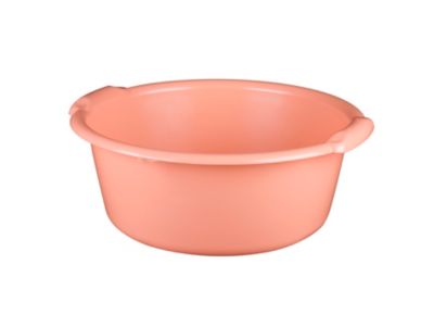 Bassine cuvette ronde 11L coloris pêche