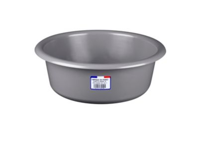 Bassine cuvette ronde 4L coloris gris charbon