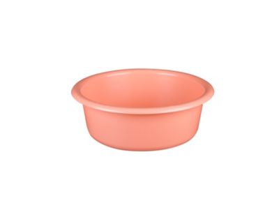 Bassine cuvette ronde 4L coloris pêche