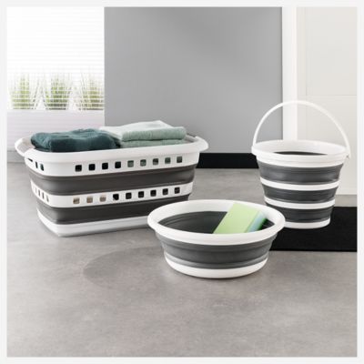 Bassine retractable 8L blanc gris - 5five