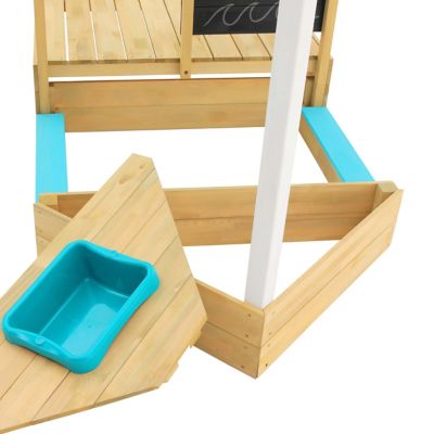 Bateau de jeu TP Toys Ahoy en bois coloris marron et bleu