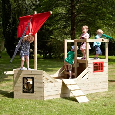 Volant De Bateau Pirate Pour Enfants – Diamètre 30 Cm, Bleu, Décoration Murale Ou Jeu Extérieur - 6