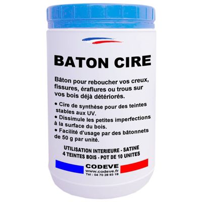Baton Cire -    - Codeve Bois - Noyer