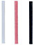 Bâton de colle pailletée pour décoration Ø7mm x 94mm, lot de 36 x 3 couleurs (blanc, noir, or)