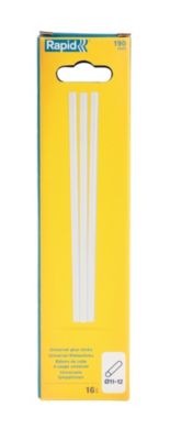 Bâton de colle transparente 190 mm Rapid, 16 pièces