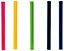 Bâtons de colle colorée Ø7mm x 94mm, lot de 36 x 5 couleurs