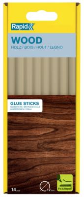 Bâtons de colle pour bois & dérivésØ12mm x 190mm, lot de 14