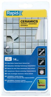 Bâtons de colle pour céramique Ø12mm x 190mm, lot de 14
