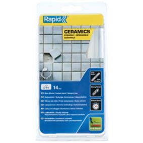 Bâtons de colle pour céramique Ø12mm x 190mm, lot de 14