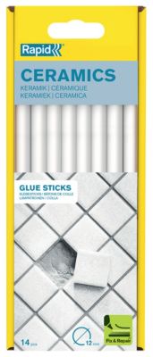 Bâtons de colle pour céramique Ø12mm x 190mm, lot de 14