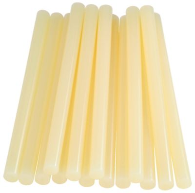 Bâtons de colle pour textiles & cuir Ø12mm x 190mm, lot de 14
