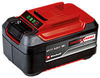 Batterie 5,2 Ah Power X-Change Plus Einhell (Temps de charge 80 min, Compatible avec tous les appareils Power X-Change)