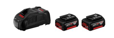 Batterie Bosch Professional Starter-Set 18V - 2x5,0Ah + chargeur GAL 1880 CV