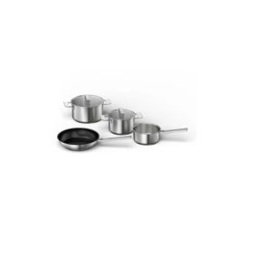 Batterie de cuisine 4 pieces acier inoxydable Bosch HEZ9SE040