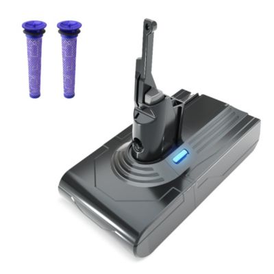 Batterie pour Dyson aspirateurs V8 SV10, avec 2 Filtres