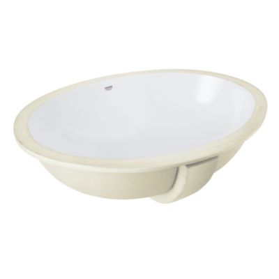 Bau Ceramic Vasque à encastrer 55 cm avec trop-plein, blanc Alpin (39423000)