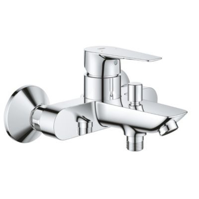 BauEdge Mitigeur Monocommande Bain/Douche, Chrome (23914001)