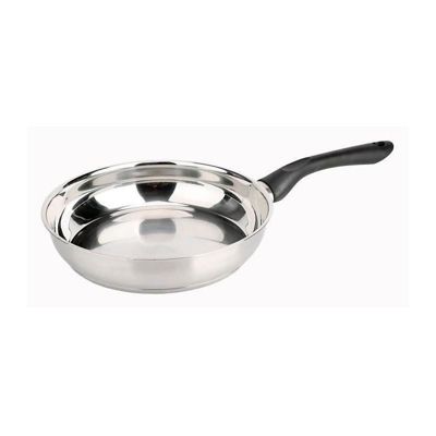 Poêle Baumalu TRIPLI PRO 20 Cm Inox 3 Couches - Compatible Induction, Gaz, électricité, Anti-rayures - 10