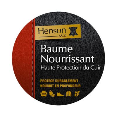 Baume nourrissant haute protection cuir Henson & Co 210 ml