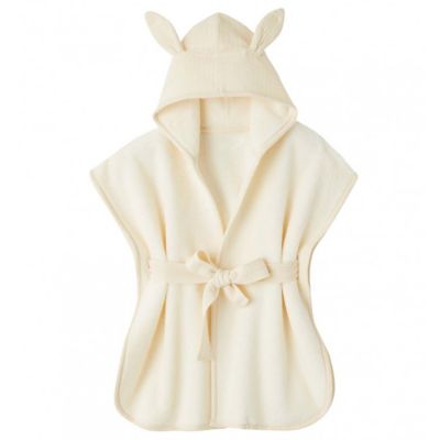 BB&CO  Peignoir bébé et enfant à capuche en bambou